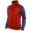 Philadelphia Phillies Women's Full Zip Track Jacket - Red  -
