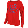 Boston Red Sox Women's Epic Crew Performance Tri-Blend Sweatshirt 1.5 - Red