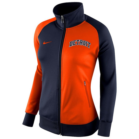 Detroit Tigers Women's Cooperstown Collection Full-Zip Track Jacket - Navy/Orange