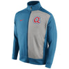 Atlanta Braves Cooperstown Collection Performance Colorblock Jacket - Royal