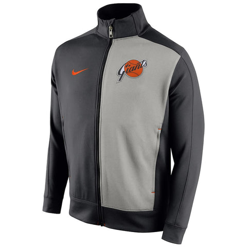 San Francisco Giants Cooperstown Collection Performance Colorblock Jacket - Black