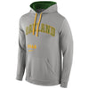 Oakland Athletics Cooperstown Performance Pullover Hoodie - Gray