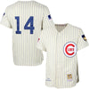 Ernie Banks Chicago Cubs Mitchell & Ness MLB Authentic Jersey - Cream