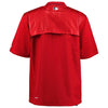 Los Angeles Angels Majestic Men's On-Field Training Half Zip Pullover Jacket - Red