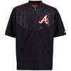 Atlanta Braves Majestic Men's On-Field Training Half Zip Pullover Jacket - Navy