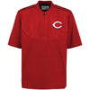Cincinnati Reds Majestic Men's On-Field Training Half Zip Pullover Jacket - Red