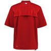 Washington Nationals Majestic Men's On-Field Training Half Zip Pullover Jacket - Red