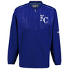 Kansas City Royals Majestic On Field Cool Base Training Half-Zip Jacket - Royal