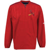 St. Louis Cardinals Majestic On Field Cool Base Training Half-Zip Jacket - Red