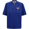 Toronto Blue Jays Majestic Men's On-Field Training Half Zip Pullover Jacket - Royal