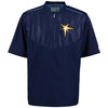 Tampa Bay Rays Majestic On-Field Training Half Zip Pullover Cool Base Jacket - Navy