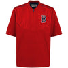 Boston Red Sox Majestic Men's On-Field Training Half Zip Pullover Jacket - Red