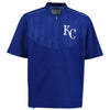 Kansas City Royals Majestic On-Field Training Half Zip Pullover Cool Base Jacket - Royal