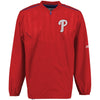 Philadelphia Phillies Majestic On Field Cool Base Training Half-Zip Jacket - Red