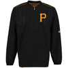 Pittsburgh Pirates Majestic On Field Cool Base Training Half-Zip Jacket - Black