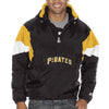 Pittsburgh Pirates Starter Breakaway 1/4 Zip Jacket - Black