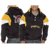 Pittsburgh Pirates Starter Breakaway 1/4 Zip Jacket - Black
