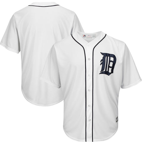 Detroit Tigers Majestic Big & Tall Replica Jersey - White