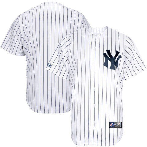 New York Yankees Majestic Big & Tall Replica Jersey - White