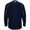 Tampa Bay Rays Majestic On-Field Practice Pullover Sweatshirt - Navy