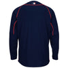 Minnesota Twins Majestic On-Field Practice Pullover Sweatshirt - Navy