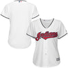 Cleveland Indians Majestic Women's Cool Base Jersey - White
