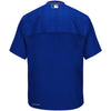 New York Mets Majestic Big & Tall Cool Base On Field Short Sleeve Training Jacket - Royal