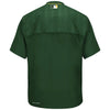 Oakland Athletics Majestic Big & Tall Cool Base On Field Short Sleeve Training Jacket - Green