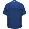 Kansas City Royals Majestic Big & Tall Cool Base On Field Short Sleeve Training Jacket - Royal