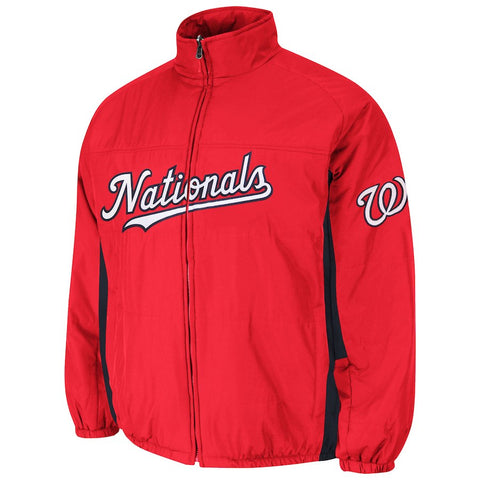 Washington Nationals Double Climate On-Field Jacket - Red