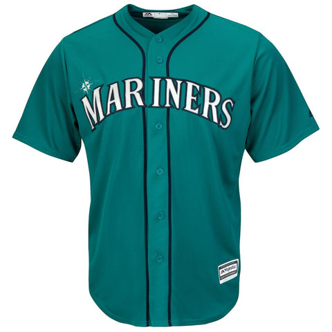Seattle Mariners Majestic Cool Base Jersey - Northwest Green