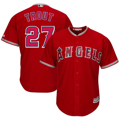 Mike Trout Los Angeles Angels Majestic Cool Base Player Jersey