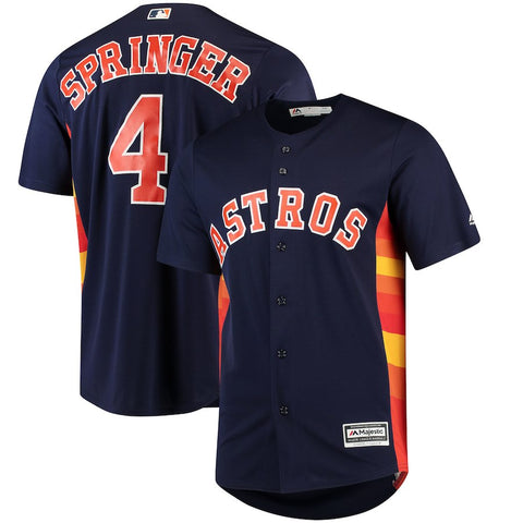 George Springer Houston Astros Majestic Official Cool Base Player Jersey