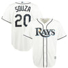 Steven Souza Jr. Tampa Bay Rays Majestic Cool Base Player Jersey - White