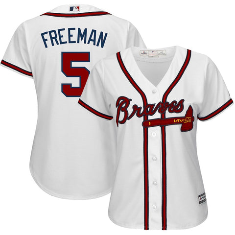 Freddie Freeman Atlanta Braves Majestic Women's Cool Base Player Jersey