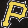 Pittsburgh Pirates Relay Throw Poly Fleece Full Zip Jacket - Black