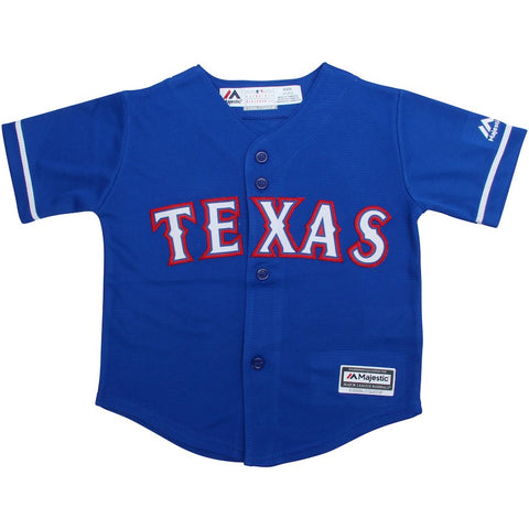 Texas Rangers Majestic Toddler Official Cool Base Jersey