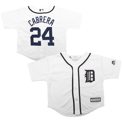 Miguel Cabrera Detroit Tigers Toddler Official Cool Base Player Jersey - White