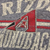 Arizona Diamondbacks Majestic Women's Neat Cleats Crew Sweatshirt - Black