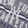 New York Yankees Majestic Women's Neat Cleats Crew Sweatshirt - Navy