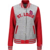 St. Louis Cardinals Majestic Women's Stolen Bases Full Button Jacket - Gray