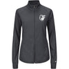 Baltimore Orioles Majestic Women's Scoring Sweetheart Full-Zip Jacket - Charcoal