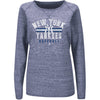 New York Yankees Majestic Women's Neat Cleats Crew Sweatshirt - Navy