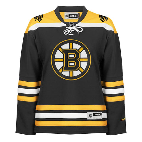 Reebok Boston Bruins Womens Premier Home Jersey - Black