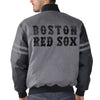 Boston Red Sox G-III Sports by Carl Banks Post Game Varsity Jacket - Charcoal/Black