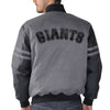 San Francisco Giants G-III Sports by Carl Banks Post Game Varsity Jacket - Charcoal/Black