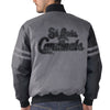 St. Louis Cardinals G-III Sports by Carl Banks Post Game Varsity Jacket - Charcoal/Black