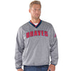 Atlanta Braves G-III Sports by Carl Banks Coin Toss Pullover Jacket - Gray
