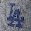 Los Angeles Dodgers G-III Sports by Carl Banks Franchise Half-Zip Jacket - Charcoal