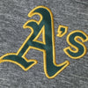 Oakland Athletics G-III Sports by Carl Banks Franchise Half-Zip Jacket - Charcoal